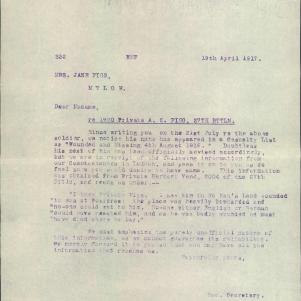 Soldier packet page
