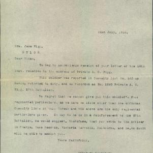 Soldier packet page