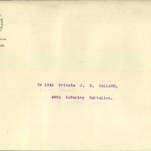 Soldier packet page