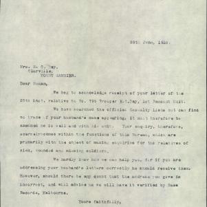 Soldier packet page