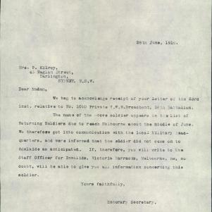 Soldier packet page