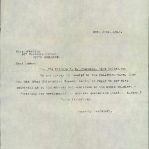 Soldier packet page