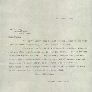 Soldier packet page
