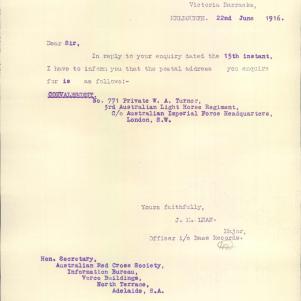 Soldier packet page