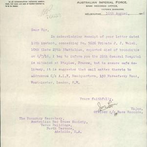 Soldier packet page