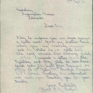 Soldier packet page