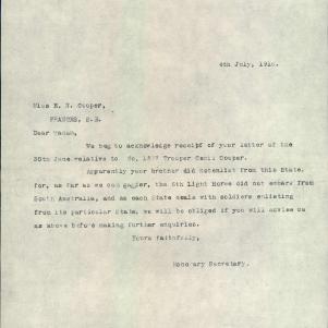 Soldier packet page