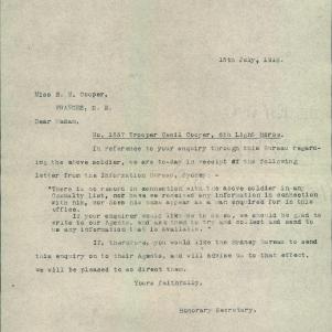 Soldier packet page