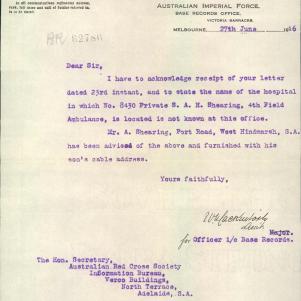 Soldier packet page
