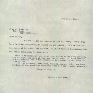 Soldier packet page