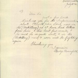 Soldier packet page