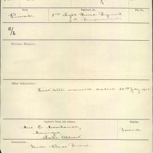 Soldier packet page