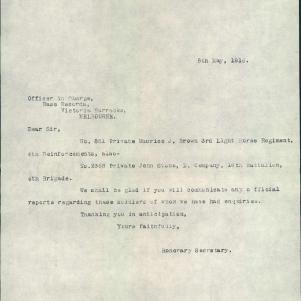 Soldier packet page