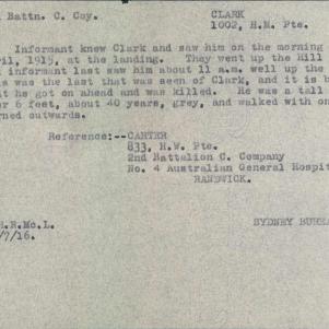 Soldier packet page