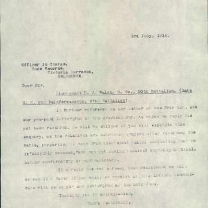 Soldier packet page
