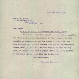 Soldier packet page