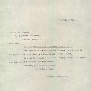 Soldier packet page