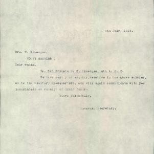 Soldier packet page