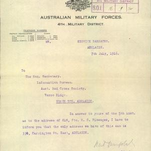 Soldier packet page