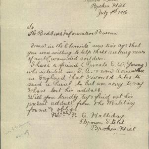 Soldier packet page