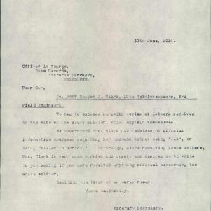 Soldier packet page