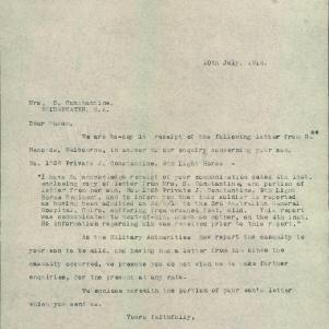 Soldier packet page