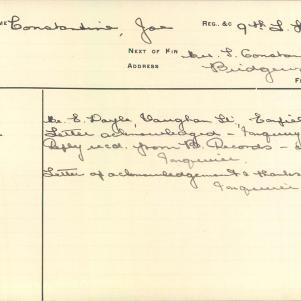 Soldier packet page