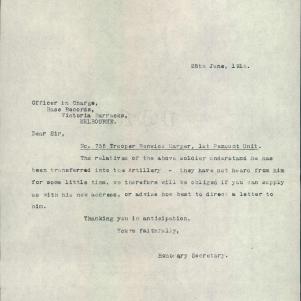 Soldier packet page