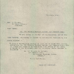 Soldier packet page