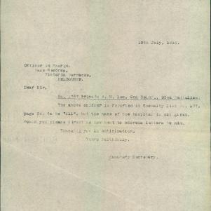 Soldier packet page
