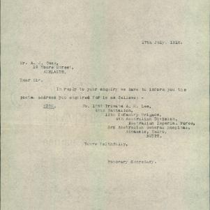 Soldier packet page