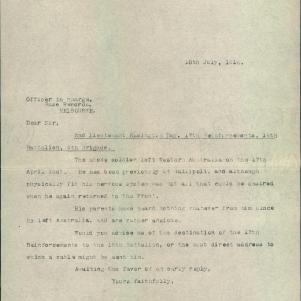 Soldier packet page