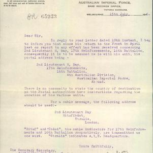 Soldier packet page