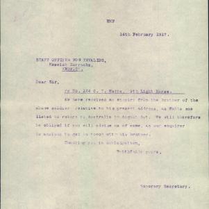 Soldier packet page