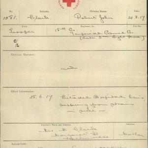 Soldier packet page