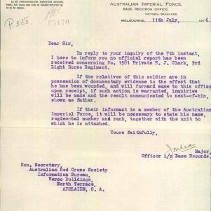 Soldier packet page