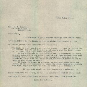 Soldier packet page