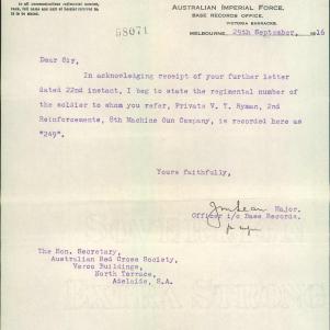 Soldier packet page