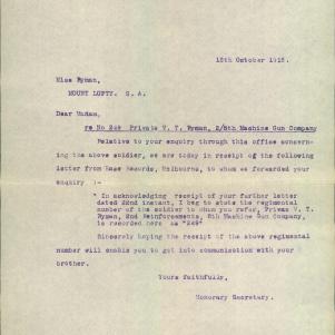 Soldier packet page