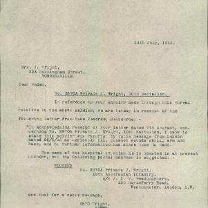 Soldier packet page