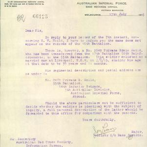 Soldier packet page