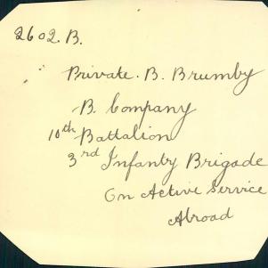 Soldier packet page
