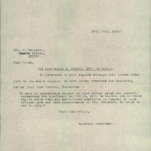 Soldier packet page