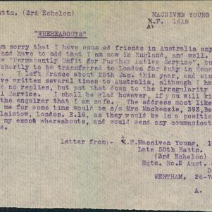 Soldier packet page