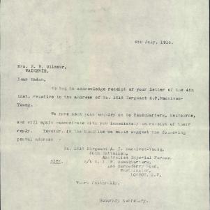 Soldier packet page