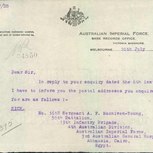 Soldier packet page