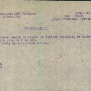 Soldier packet page