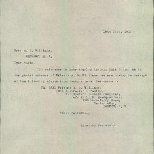 Soldier packet page