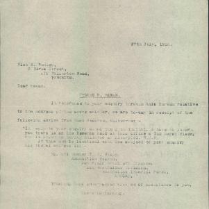 Soldier packet page