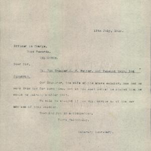 Soldier packet page